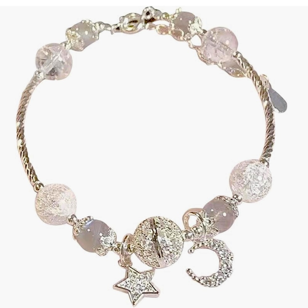 Faux Crystal Boho bracelet